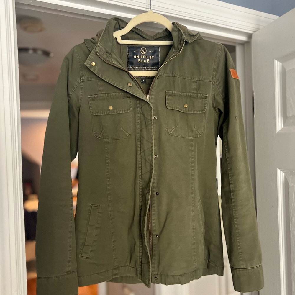 United By Blue cargo green jacket